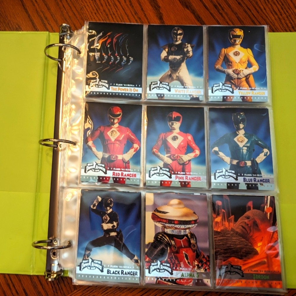 1995 Fleer Ultra Mighty Morphin Power Rangers The Movie🔥 150 Card+ 24 Popup Set